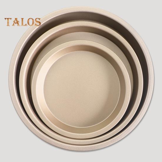 Pizza Pan Durable Easy Demould Evenly Heat Innovative Curling Edge Design Cake Mould for Household