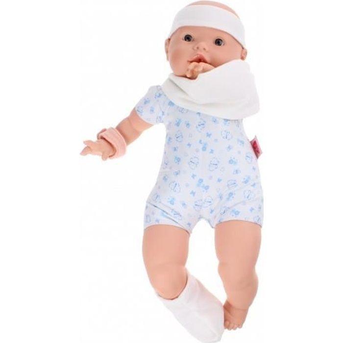 Poupée nouveau-né corps mou hôpital 45 cm garçon - BERJUAN - Blanc - Fille - Ivoire