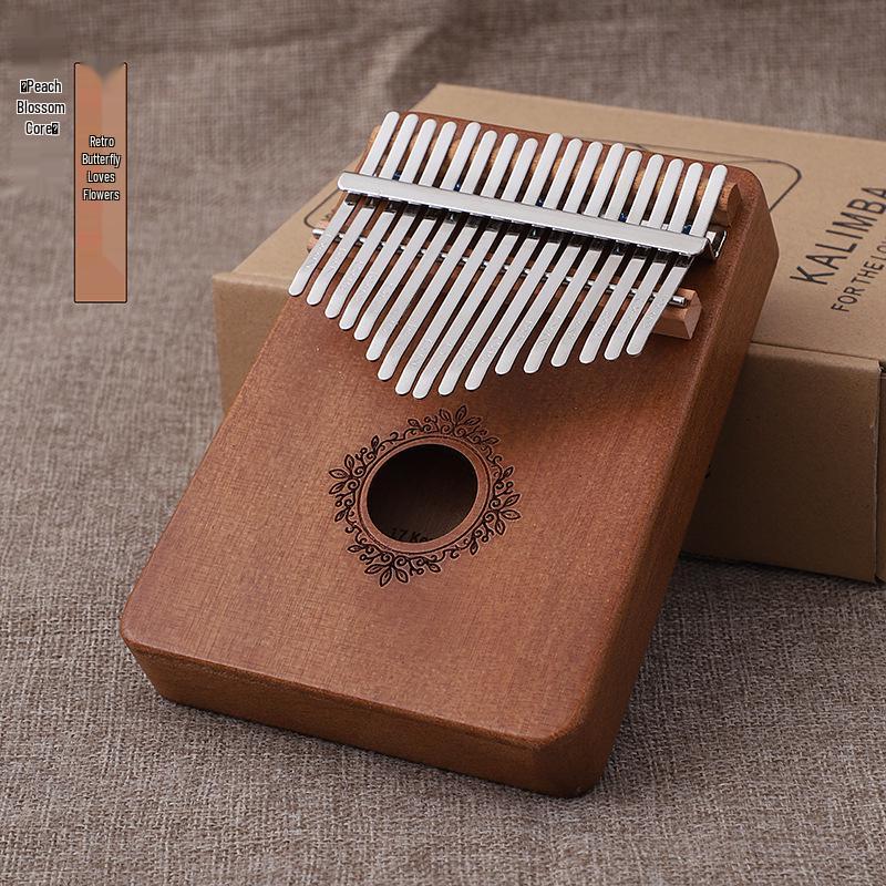 17-Key Beginner Kalimba Thumb Piano - Portable Musical Instrument