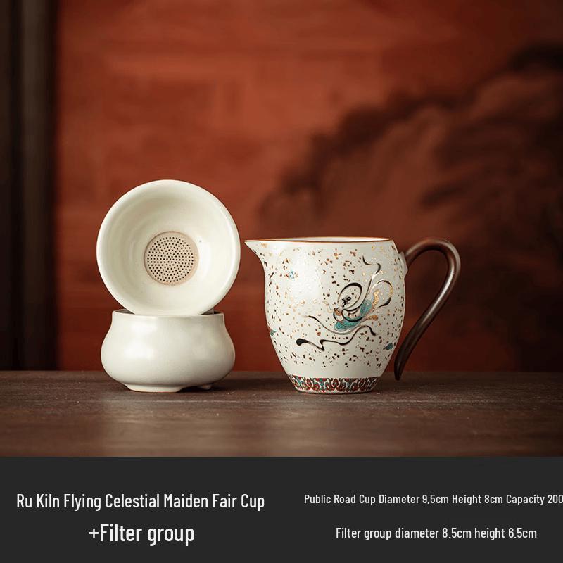 Flying Apsara Ru Kiln Fairness Cup