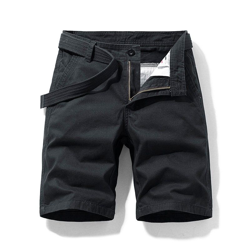 Export Export Tail Goods Multi-Pocket Pure Cotton Workwear Shorts Summer Men's Plus Size Loose Casual Straight-Leg Half Length Middle Pants