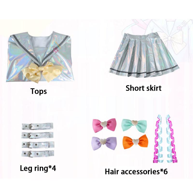 

Передозировка Нуждающаяся Девушка Амечан Кангел Костюм для Косплея Хэллоуин Наряды Карнавал Candy,L