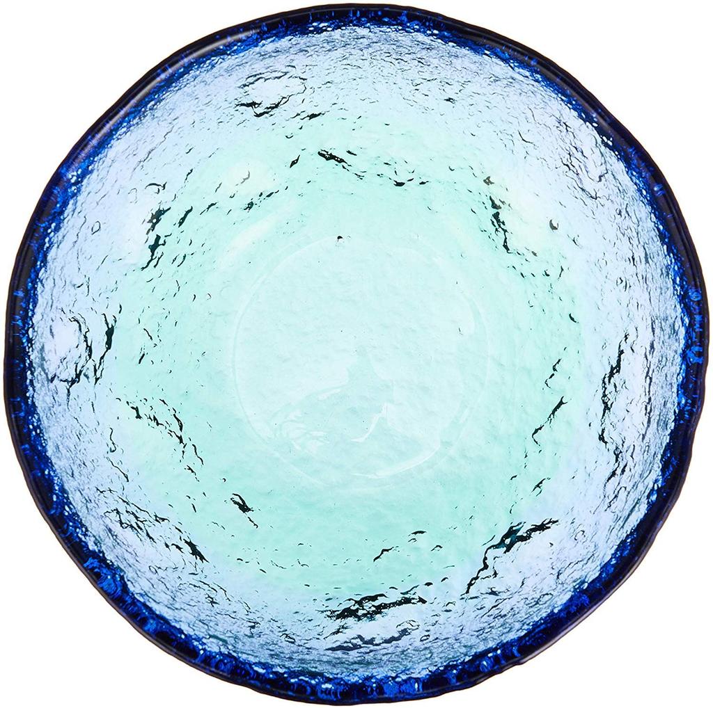 Toyo Sasaki Glass Coral Sea Small Set of Made in Noodle Deep Glass WA3303 - Bowls, 5, Japan, Bowls, Bowls, Dishes, Dishes, Dishes, Tableware,