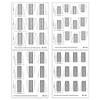 Versatile French Nail Stickers - Multi-Curvature, Transparent Craft with Positioning Lines