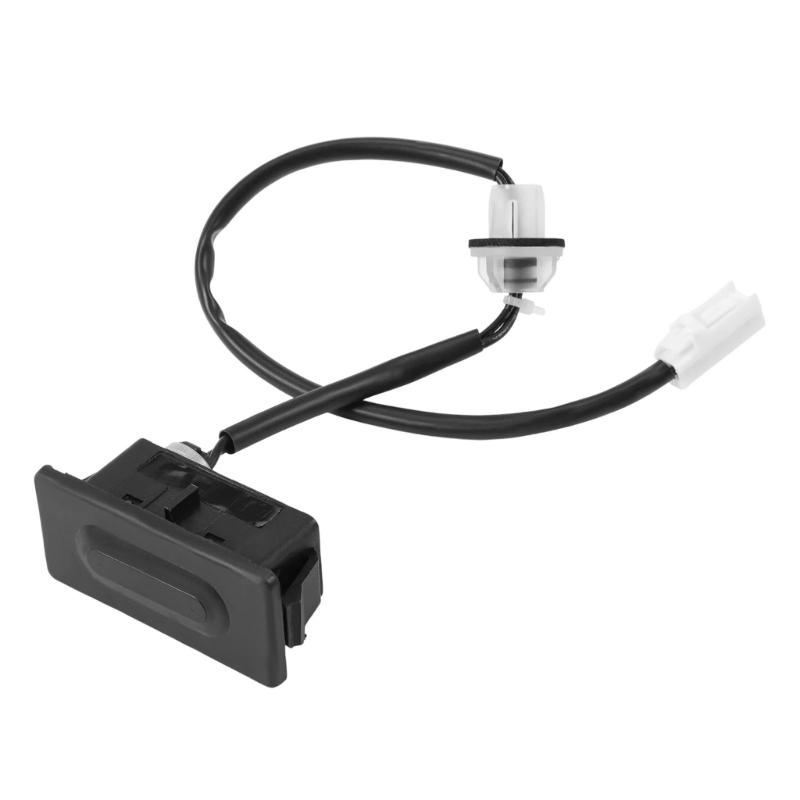 Trunk Release Button Unit with Wire Lead for 2007-2013 Sedan Year Range, GS2A624B0B, Rectangular Face and White Port Care Part Vehicle