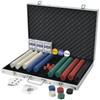 Jeu de poker - VIDAXL - 1000 jetons - Coffret en aluminium