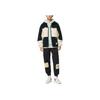 Li-Ning AFDSA71-3 Men's Bad Five Polar Fleece Color Block Jacket Black White