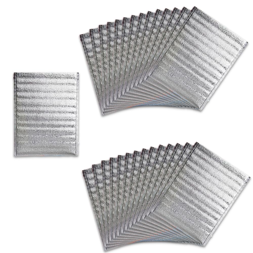 Nicheez Disposable Aluminum Cooler Pack of 25 40cm x Bags, (Large, 30cm)