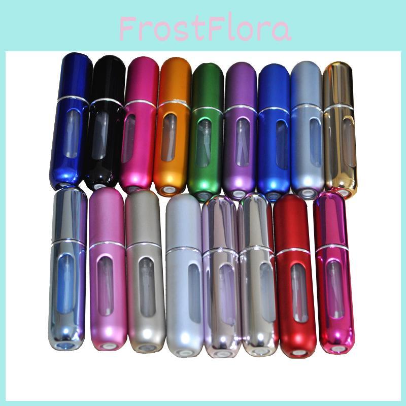 Portable Perfume Dispenser With Electroplated Surface And Push Nozzle For Travel