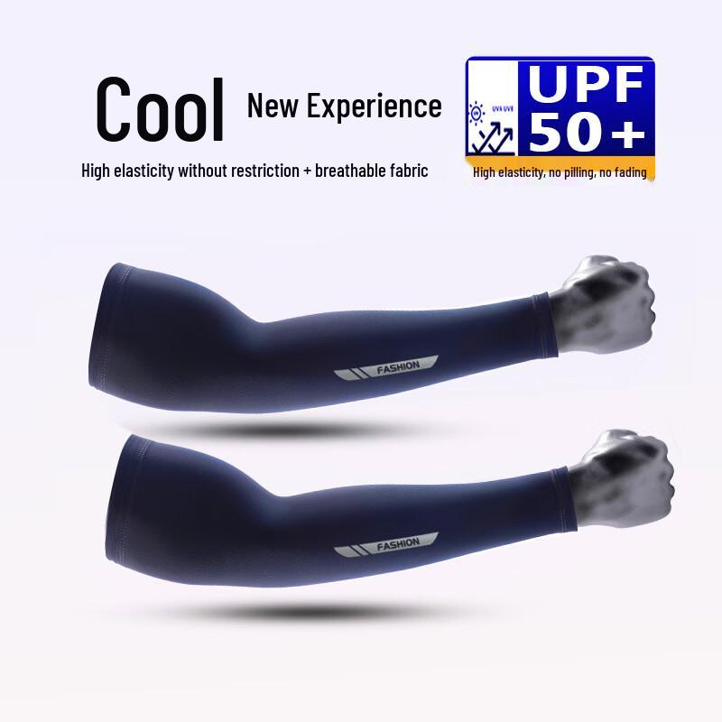 Men s Ice Silk UV Protection Arm Sleeves