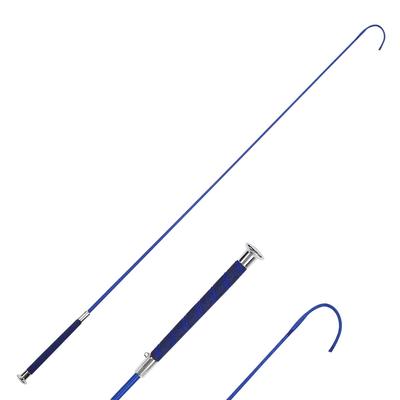 EQULIBERTA Rubber Grip Long Whip Total Length 18cm Blue/Silver 110cm/Grip EQ-WH-1779