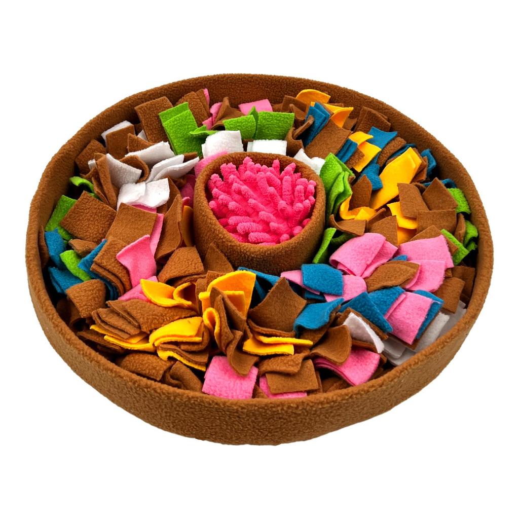 Hund & Katze Puzzle Schnüffelmatte Slow Feeder: Dekompressionsnapf für kleine, mittlere und große Haustiere