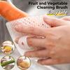 Fruit And Vegetable Brush Silicone Pot Dishes Cleaning Multifunctional Potato Carrot Brush Easy Clean Kitchen Tools