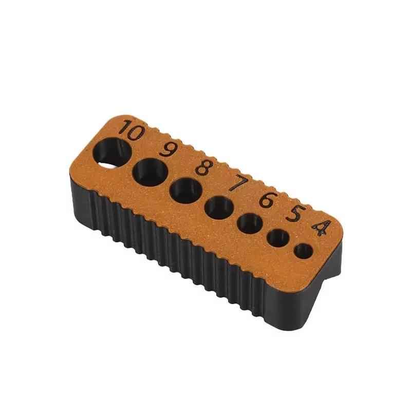 Drill Guide Jig Block for 4-10mm Holes, Precision Hole Locator, Woodworking Tool for DIY, Ideal for Dowel Joint Making in Home Workshop