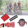 27 Pcs Universal Helmet Inner Padding Foam Pads Kit Sealed Red Sponge For Outdoor Sports Cycling Motorcycle Bicycle Accessories