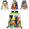 Stylish Anime Naruto Book Bag With Durable Design And Adjustable Shoulder Straps