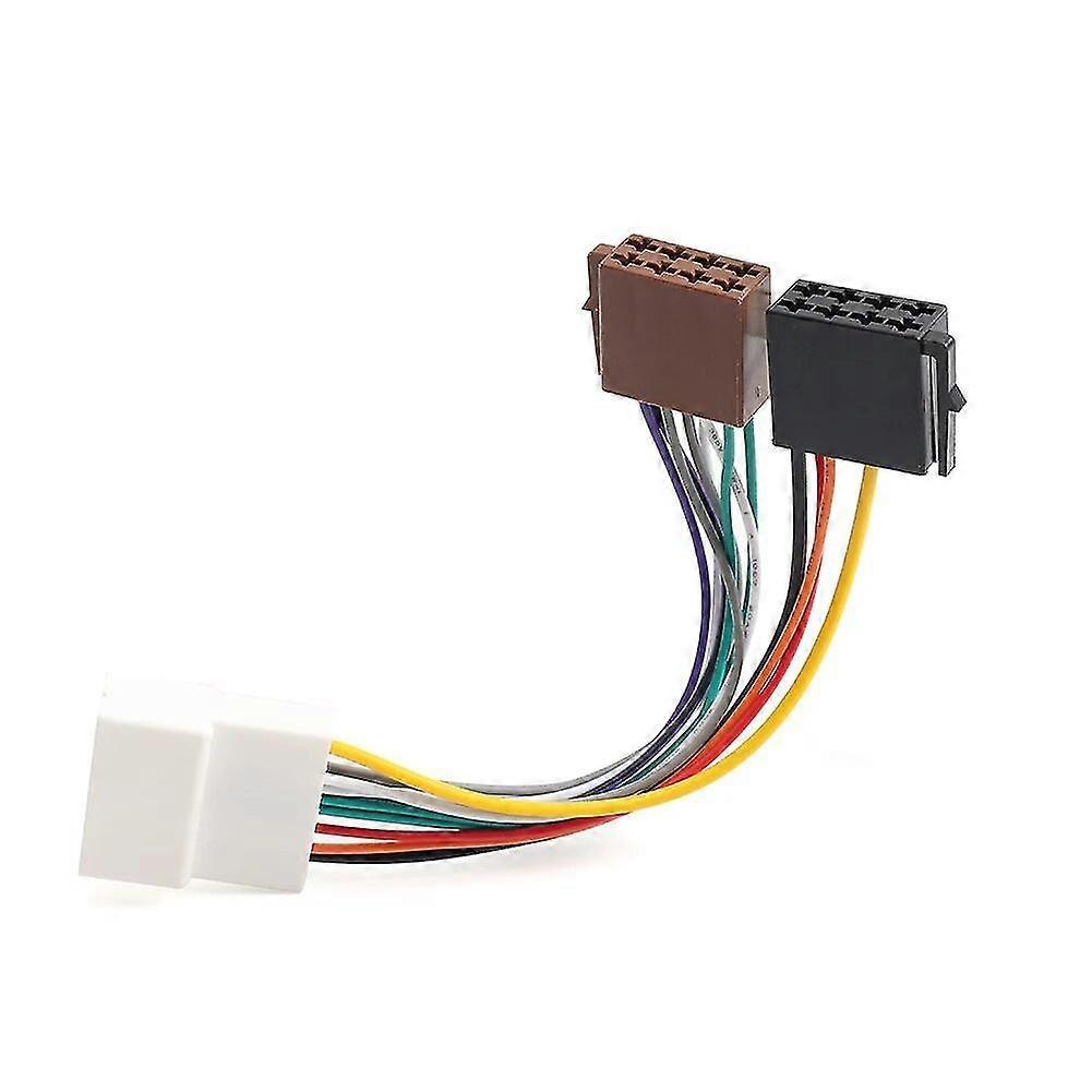 For Nissan Navara D40 X-Trail T30 T31 T32 ISO wiring harness adaptor cable connector lead loom plug Car Accessories