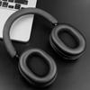 SOULWIT Sheepskin Ear Pads for Sony WH-1000XM5 (WH1000XM5) Headset, Replacement Noise-Isolating Ear Cushions, Thick Headphone Pads, Bright Black