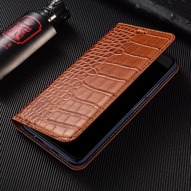 Crocodile Genuine Leather Flip Case for Meizu Note 15 16 16S 16T 16TH 16XS 17 18 18S 18X 20 21 Lite Pro Phone Wallet Cover Cases