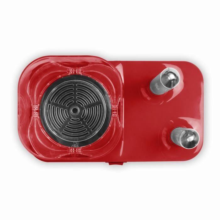 Machine à hot-dog - LIVOO - DOC238RC - 340W - Jusqu'à 6 saucisses - Cuisson vapeur - Cuisson 15 minutes - Comptatible lave-vaisselle