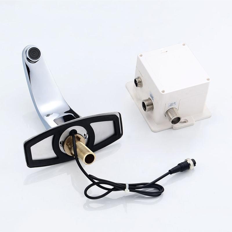 Touchless Water Tap Kitchen Bathroom Deck Mounted Tap Infrared-Sensor Faucet