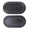 2Pcs Oval Shape Bass Diaphragm Black Auxiliary Bass Vibration Plate  Speaker DIY Modification