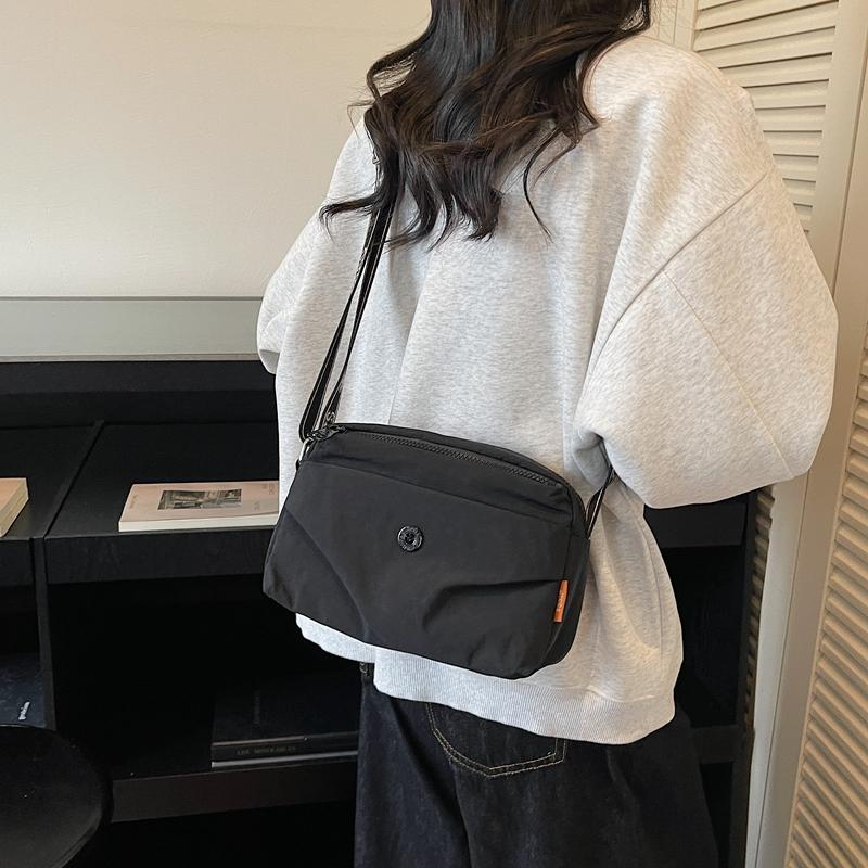 High Quality Nylon Small Chest Bag Women New Shoulder CrossbodyBags Female Large Capacity Shoulder Bag Fashion Handbag Lady Sac