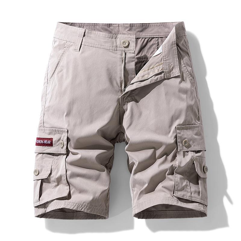 Summer men's versatile multi-pocket tooling shorts thin fashionable casual fashion
