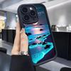 Blue Sea Gradient Black iPhone 15/16/17 Pro Max Protective Case