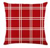 Christmas linen pillow cover sofa living room holiday decoration printed nap pillow