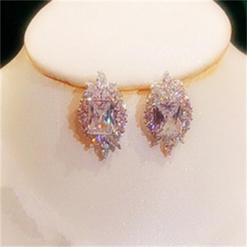 Women's Jewelry Set S925 Created Emerald Gemstone Earrings Sparkling Necklace Classic High Jewelry Mother's Day