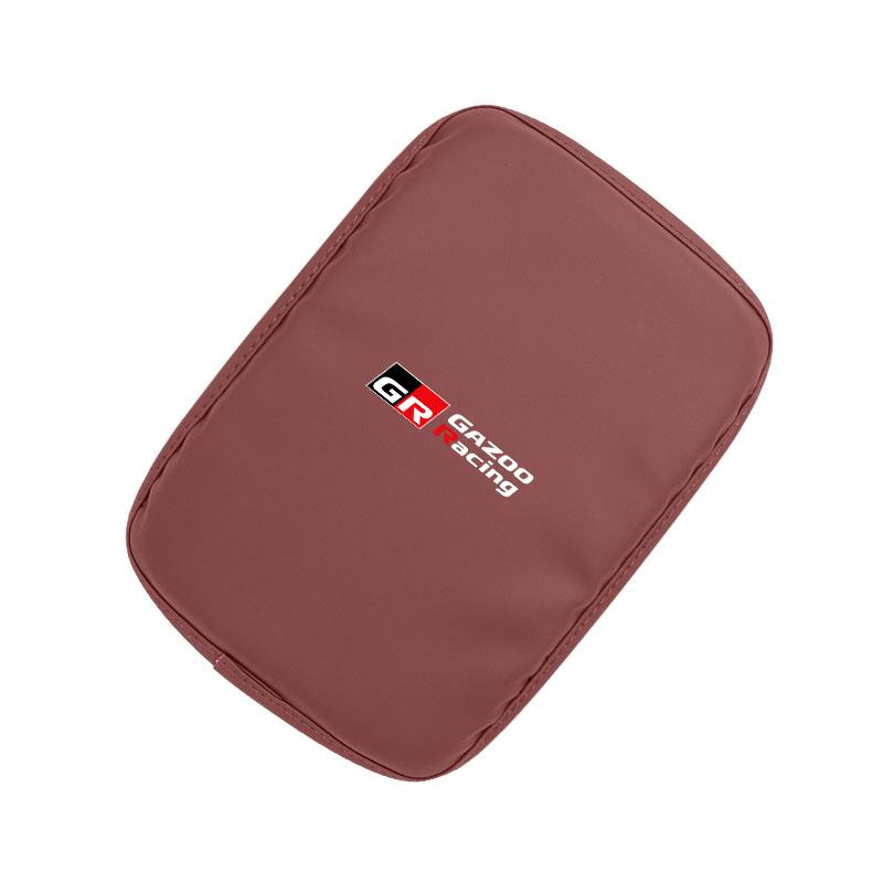 Für Toyota 2026 Heiße Radkappen Auto Armlehnenmatte Mittelkonsole Leder Schutzpolster Für Toyota Gazoo Racing TRD Corolla Yaris