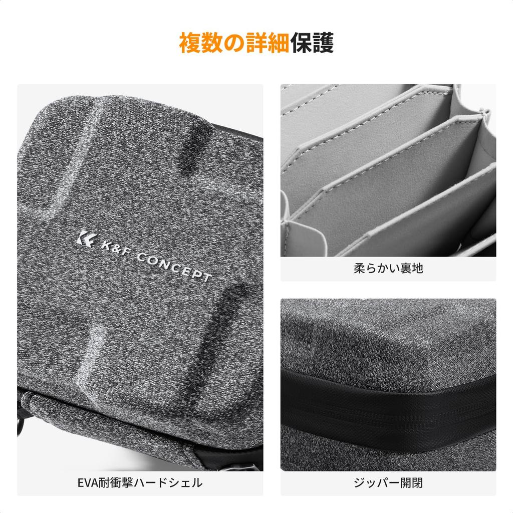 Concept Filter Holds 10 Fits Filters up to 95mm in Circular Filter Filter Lens EVA Abrasion Shockproof K&F Case, Filters, Diameter, Case, Camera/DSLR