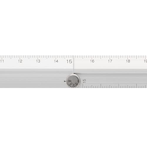 DESIGNPHIL MIDORI Linijka Aluminiowa Wielofunkcyjna 30cm Srebrna A 42285006