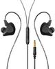 VR800 for Gaming Mate Black Hybrid Dual Driver Wired Gaming Earphones with In-Line Mic [Japan Only], Lightweight, Ergonomic In-Ear Monitors with a
