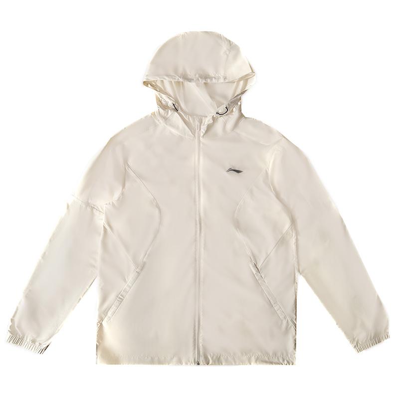 

Li Ning Повседневная Универсальная Дизайнерская Толстовка с Капюшоном на Молнии с Длинным Рукавом Ветровка Унисекс Верхняя Одежда AFDVG39-3 S