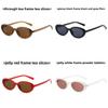 Retro Oval Sunglasses With Uv400 Protection And Pc Lenses For Women Fashion Sun Protection