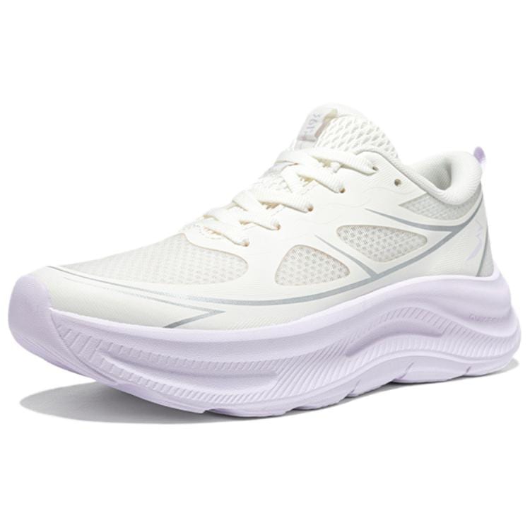 361 Slip Resistant Abrasion Resistant Low Top Casual Sprint Running Shoes Women's White Purple 582522231 /