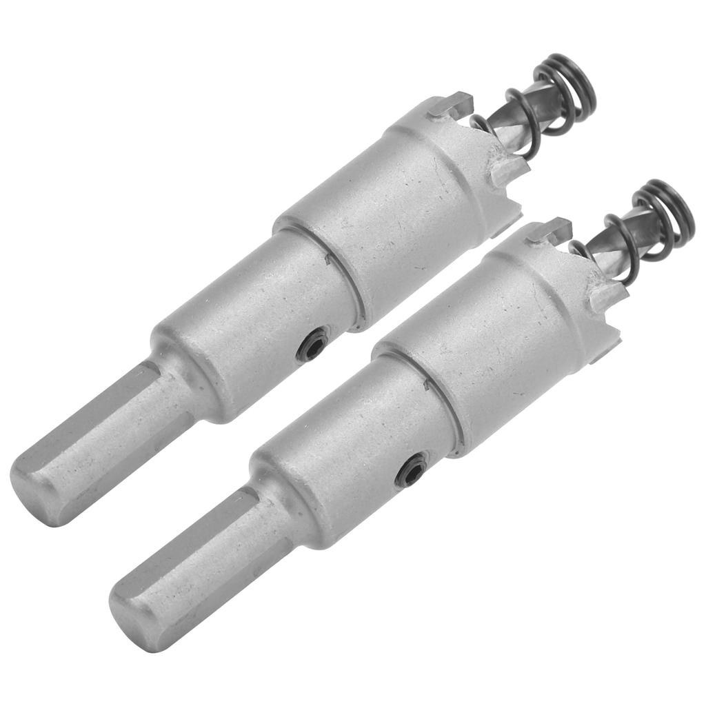 2Sets Hard Alloy Hole Saw Cutter Drill Bit Cutting Tool High Efficiency for Hole Opening