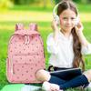 Corduroy Large Capacity Backpack with Padded Shoulder Straps for Students Casual Everyday Use