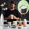 Milk Frother Mixer Rechargeable Handheld for Coffee with 2 Whisks,USB Electric Hand Blender Stick,3 Speed Frother Wand-B