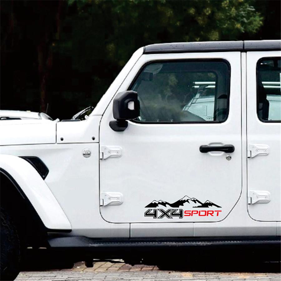 Car sticker-4x4 mountain model (right)