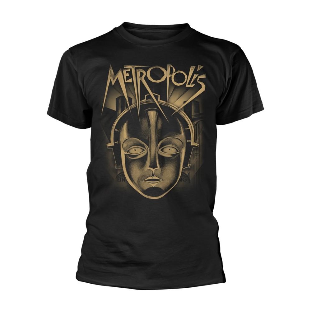 METROPOLIS METROPOLIS FACE BLACK T-Shirt Small L