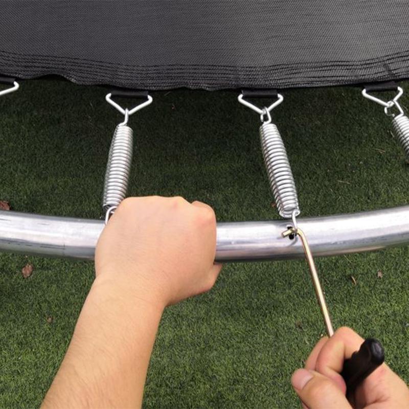 Heavy Type Shape Trampolines Spring Pullers Hook Tool Durability Steel Construction for Secure Bounce Equipment Assembly