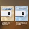 Portable Heater Electric Heating Machine Air Conditioner Wall Mounted Air Conditioner Fan Heater Remote Control Bedroom Bathroom