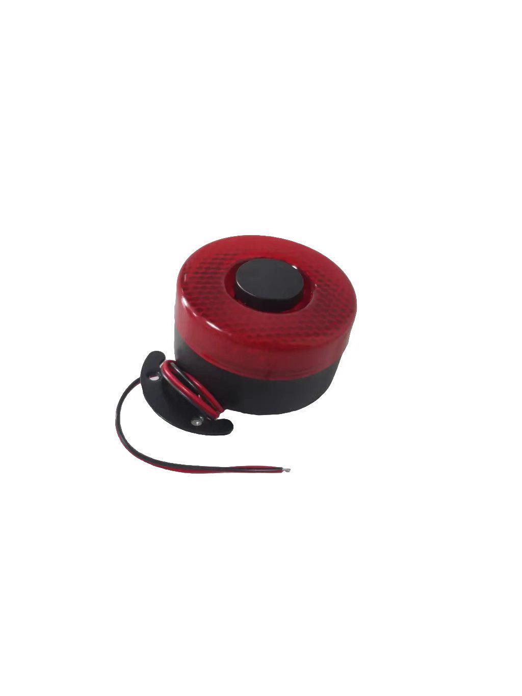 QT04 12V Reversing Buzzer with Red Light for Small Vehicles красный
