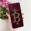 Modische Silikonhülle mit Initialen und Krone für Xiaomi Poco M4 Pro 4G und Xiaomi Poco M4 Pro 5G (Bumper)
