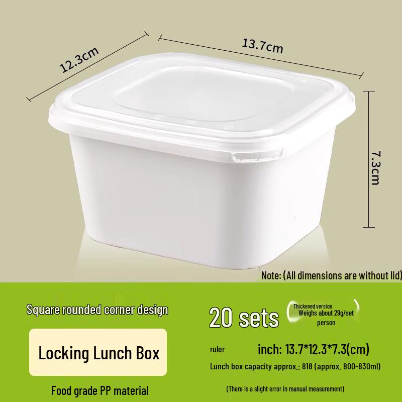 Disposable Food Containers with Lids