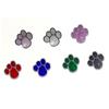 2/3/4PCS Puppy Footprint Water Coaster Durable Self-adhesive Car Decor Body Stickers Universal Multi-color