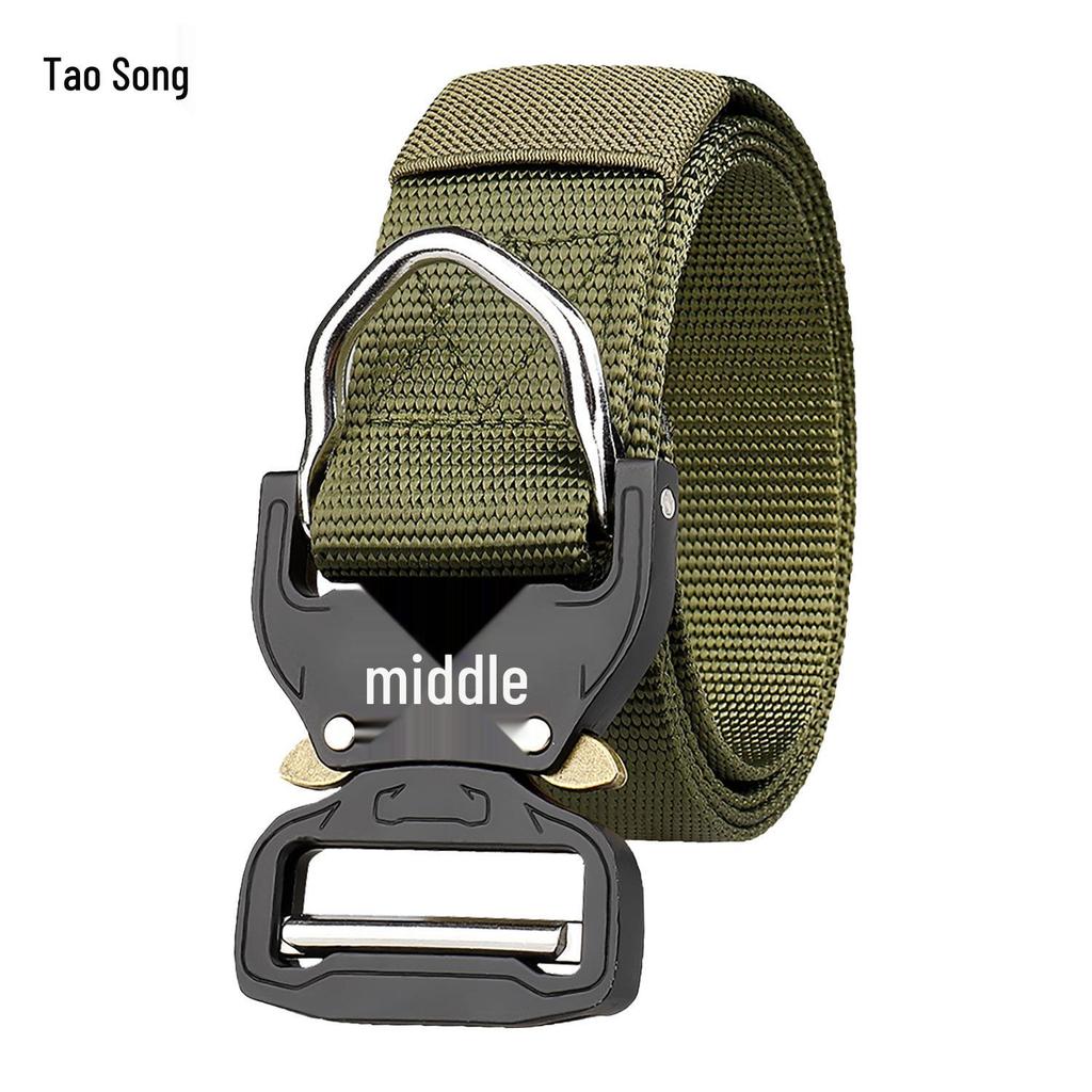 Men’s Tactical Quick-Release Nylon Belt with Cobra Alloy Buckle